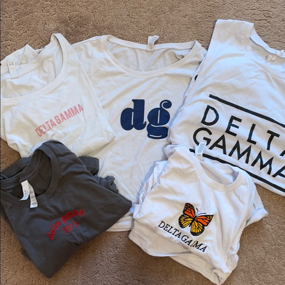 DELTA GAMMA t-shirt pack (5)
